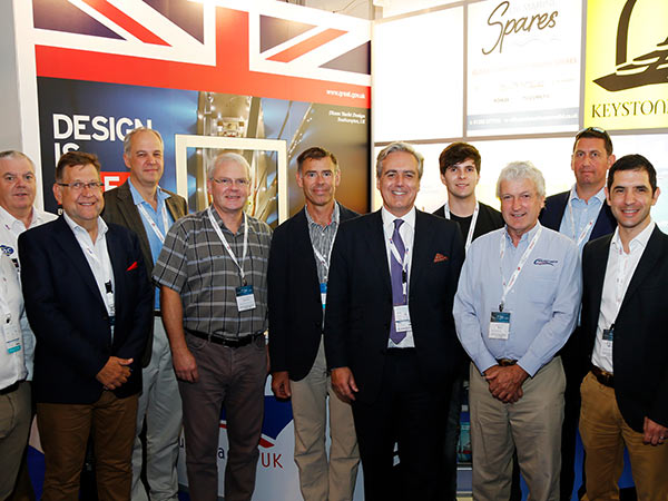 UK Trade Minister Mark Garnier MP on the British Pavilion at Monaco Yacht Show 2017